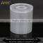 OEM/ODM Transparent Acrylic Round Glove barrel / Wastepaper Basket