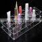 Lip gloss lipstick shelf storage rack acrylic cosmetic display shelf