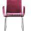 conference office orange color fabric chair AB-421
