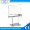 140H x 180W Counter Twin Stem Metal Sign Holder
