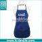 navu blue heavy cotton twill child and adult bib carft apron