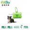 Biodegradable custom colorful pet waste bags with colored dispenser