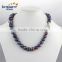 10-13mm AA edison fashion frehswater black pearl necklace
