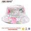 Floral flat brim custom snapback hat