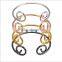 Wholesale Unisex Magnetic Rose Gold Open Bangle Jewelry Straitjacket Bracelet for Women
