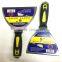 Construction tool Stainless steel blade putty knife rubber handle