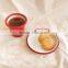 Vintage Enamel Plate Kitchenware enamel mini dish plate cupcake desserts enamel plates