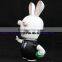 Hot selling funny polyresin bobblehead rabbit figurine sex cartoon figurine