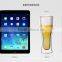 china supplier hot sell borosil double wall sublimation glass beer mug for 400ml