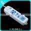 durable multi desktop smart electric switch and socket with dual USB ports