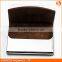Business affairs brown PU leather credit card holder name card case for business men and promotional gift