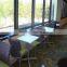 Modern artificial stone furniture two seater table and chair set