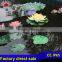 Dia 30-60cm customized EVA artificial floating flower with led light for water