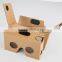 OEM 3D cardboard google vr for Smart Phones
