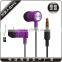 el wire earphone with mic high quality design and quality free samples offered