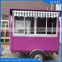 fast food vendor cart frozen yogurt kiosk with sliding glass windows