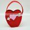 Cupid tote red non-woven candy packaging bag