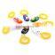 7PCS TRAINING Clickers Pet Dog Cat Horse Bird Click Obedience Clicker With Strap