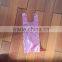pink vest,T-shirt plastic household, grocery bags on roll HDPE customed
