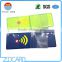 Soft pvc RFID Blocking Credit Card Holder to protect your id information
