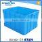 Low price plastic fish container with lock, high quality plastic container with handle