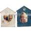 Different color photo frame with house design