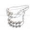 CALABASH PEARLS Shower Curtain Hooks Rings,Shower Curtain Rings,Polished Chrome Metal Bathroom Shower Curtain Hooks