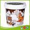 OEM custom PP plastic cup and lid for ice cream