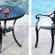 SIGMA Cast Aluminum Patio Furniture Outdoor Dining Sets Table and Chairs