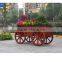 Arlau outdoor wood flower pot planter