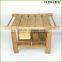 Bamboo Shower Seat Bench Bathroom Spa Bath Stool Homex BSCI/Factory