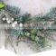 GNW CHGR-1607021 New design cheap silver christmas garland with white ball