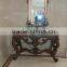 Living Room Furniture Set Antique Console Table with Framed Mirror