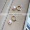 18k gold 8-8.5mm akoya traditional pearl earrings designs