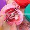 Macaron colorful silicone change purse with small zipper so hot in Japan and Korea for cute girl