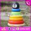 Girl Rainbow Stacker wooden educational toys for toddlers W13D135-S
