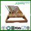 Bamboo Bathtub Caddy Tray with Extending Sides and with waterproof cloth