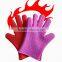 Silicone Cooking Gloves , Heat Resistant Oven Mitt for Kitchen , Grilling, BBQ - Safe Handling of Pots and Pans Gloves