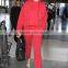 Ladies Red Tracksuit With Atractive Jogger Cuff
