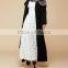 dubai wholesale clothes OEM islamic clothing Sleeveless Checker Aline Maxi Long Dress Kaftan