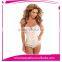 Hotest Design Flowers Style Corset Flower Pattern Embroidered Corset With Thong Kit For Women/Ladies Lingeries