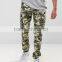 Custom Guangzhou Manufacturer OEM 100% Cotton Slim Breathable Functional Green Camo Men's Cargo Camouflage Pants
