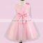 MGOO New Design Flower Girl Dresses Pink Sparkle Chiffon Wedding Party Dresses For Girl Kids Birthday Dresses
