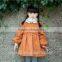 pure color mosaic dress kids girls frozen chic dreses woolen dresses for fashion girls
