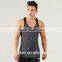 Men Summer Gym Fitness Tank 95% cotton and 5% elastane Bodybuilding Singlet Custom Stringer