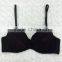 Fashion new design sexy purple and black sexy fancy bra panty set
