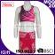 Nylon spandex custom sports clothings athletic women import sportswear