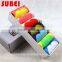 colorful cotton week socks