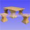 table and bench, marble carving, china marble
