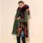 Raccoon Fur Hooded Genuine Rabbit Fur Lined Parka with Fur coat